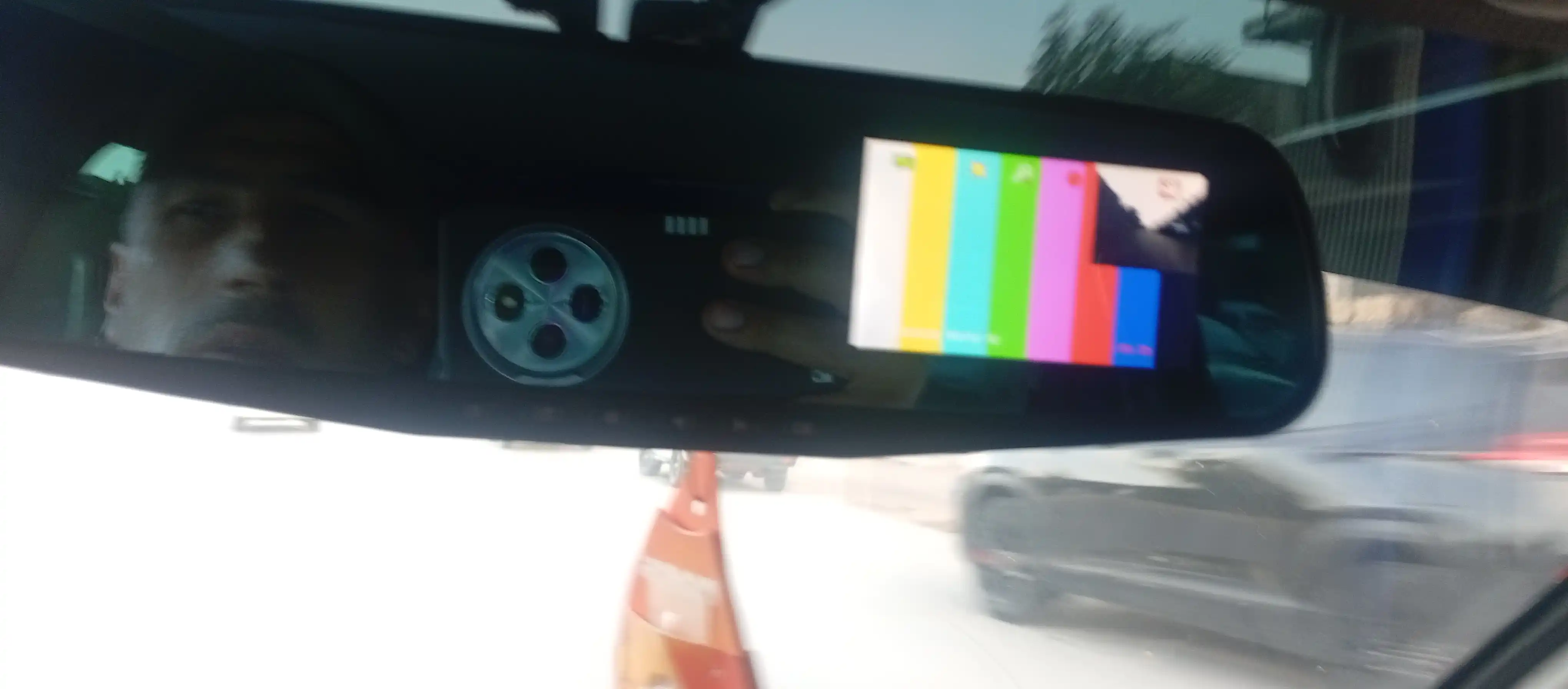 Видеорегистратор зеркало 2 камеры Full HD 1080P задняя камера DVR авто