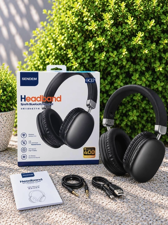 SENDEM K37 Headband sport uchun simsiz Bluetooth naushnik - 