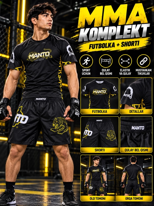 GREEN HILL sport forma: zal uchun kiyim, mma forma va boks forma 