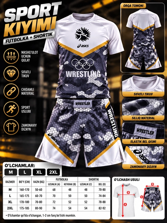 GREEN HILL sport forma: zal uchun kiyim, mma forma va boks forma 