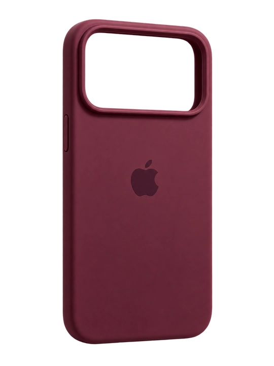 IPhone 13-17, Pro, Pro Max uchun silikon g‘ilof, chang yig‘maydi, oson tozalanadi