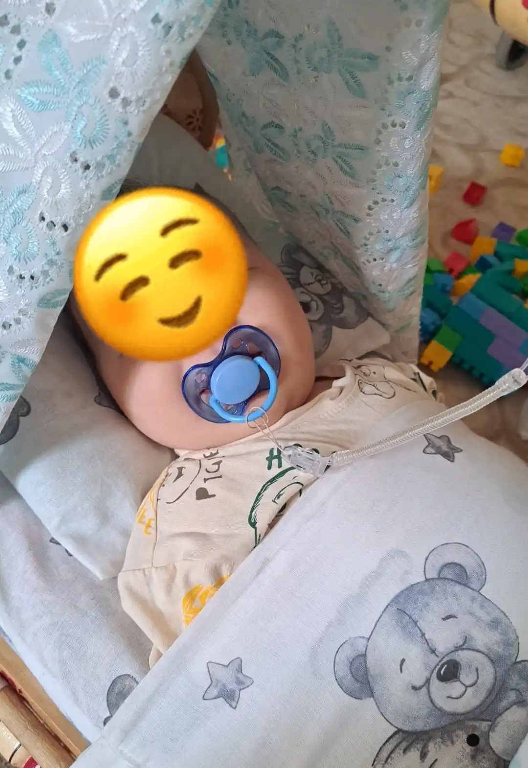 Babyland silikonli dumaloq so'rg'ich, qopqoq bilan, 0-6-18 oylik