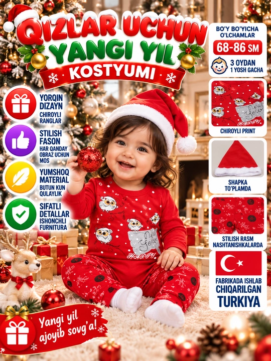 Yangi yil to'plami bodi Pabbuc - 