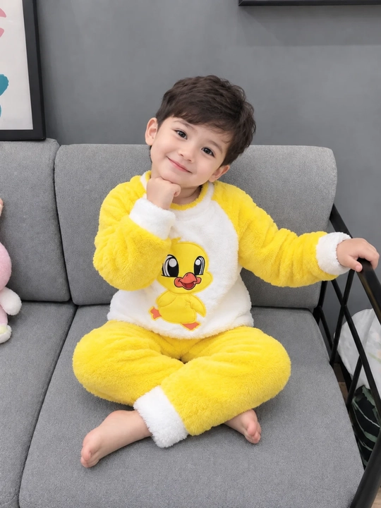 Qiz va o‘g‘il bolalar uchun pijama, yumshoq qishki pijama, kigurumi uy kiyimi, uyqu kiyimi