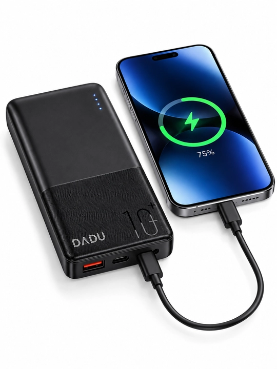 Power Bank 10000 мАч, 31W Max, USB и Type-C, внешний аккумулятор