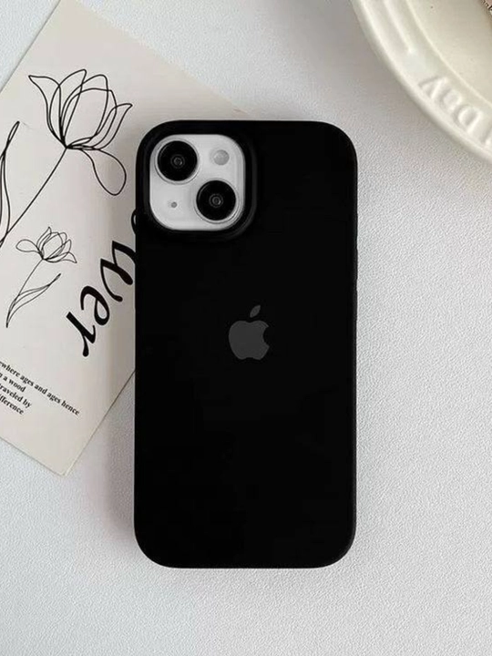 IPhone 13-17, Pro, Pro Max uchun silikon g‘ilof, chang yig‘maydi, oson tozalanadi