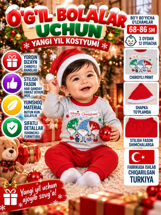 Bolalar uchun yangi yil to'plami Pabbuc - 
