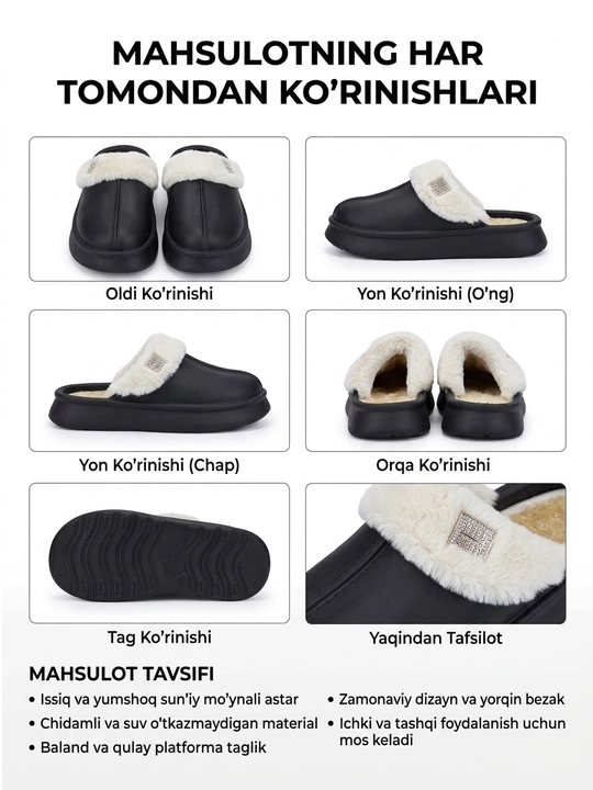Ayollar qishki shippagi