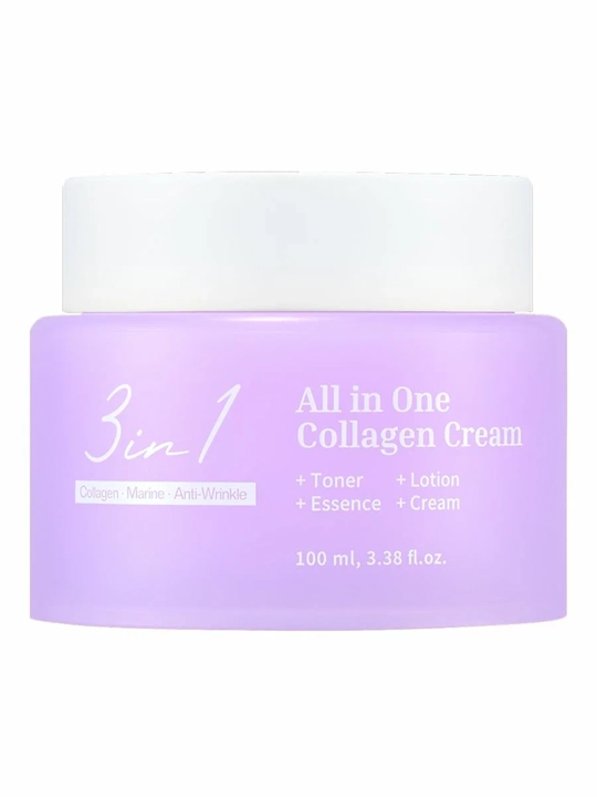 3 в 1 All in One Collagen Cream — крем для лица с коллагеном, предназначенный