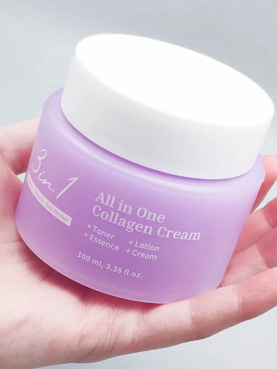 3 в 1 All in One Collagen Cream — крем для лица с коллагеном, предназначенный