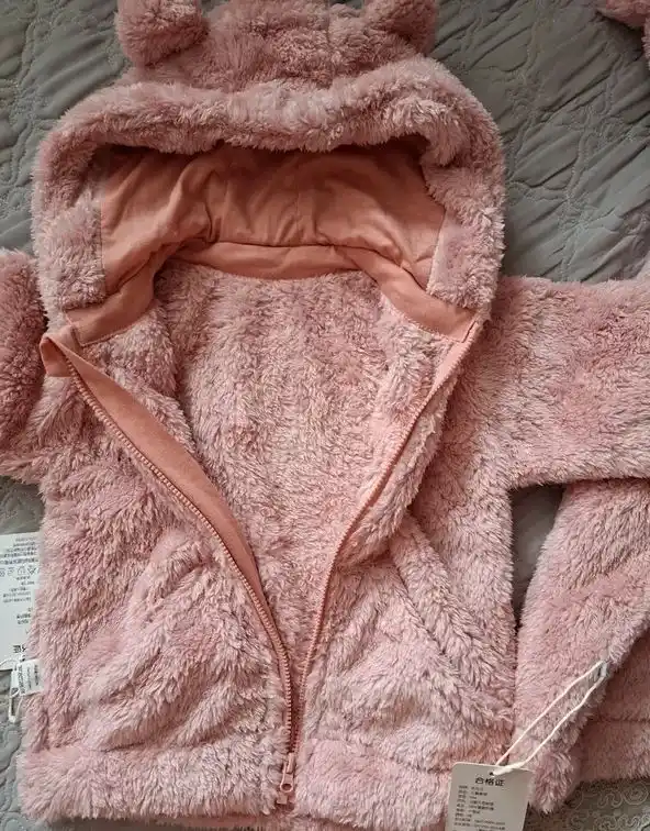 Кофта теплая меховая Teddy для детей, плюшевая толстовка для мальчиков и девочек