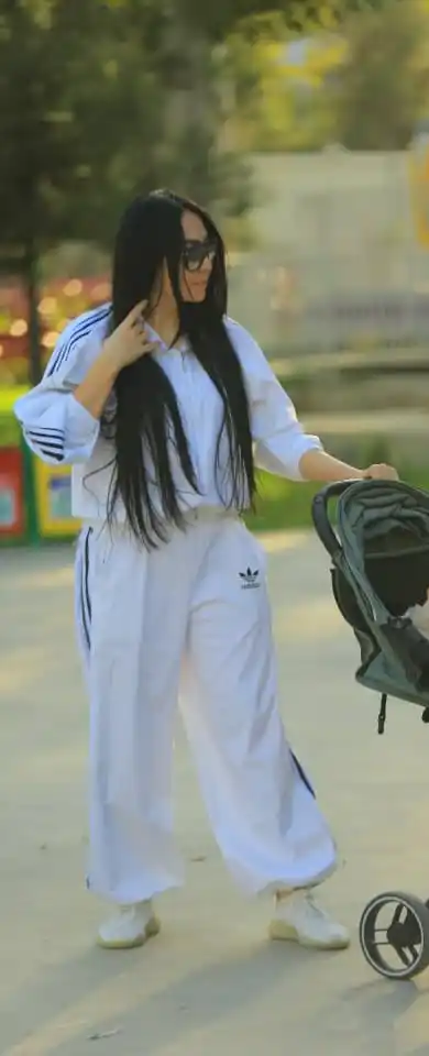 Ayollar dvoykasi oversize, sport kostyum shim ayollar uchun