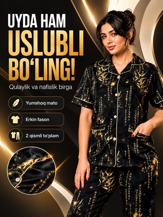 Pijamalar, pijama ayollar uchun, pijama qizlar uchun, ichki kiyim - 
