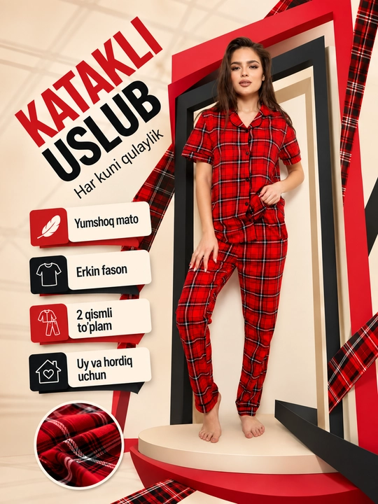 Pijamalar, pijama ayollar uchun, pijama qizlar uchun, ichki kiyim - 