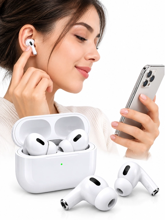 Simsiz quloqchin ANC, Bluetooth, mikrofonli, zaryadlash qutisi bilan