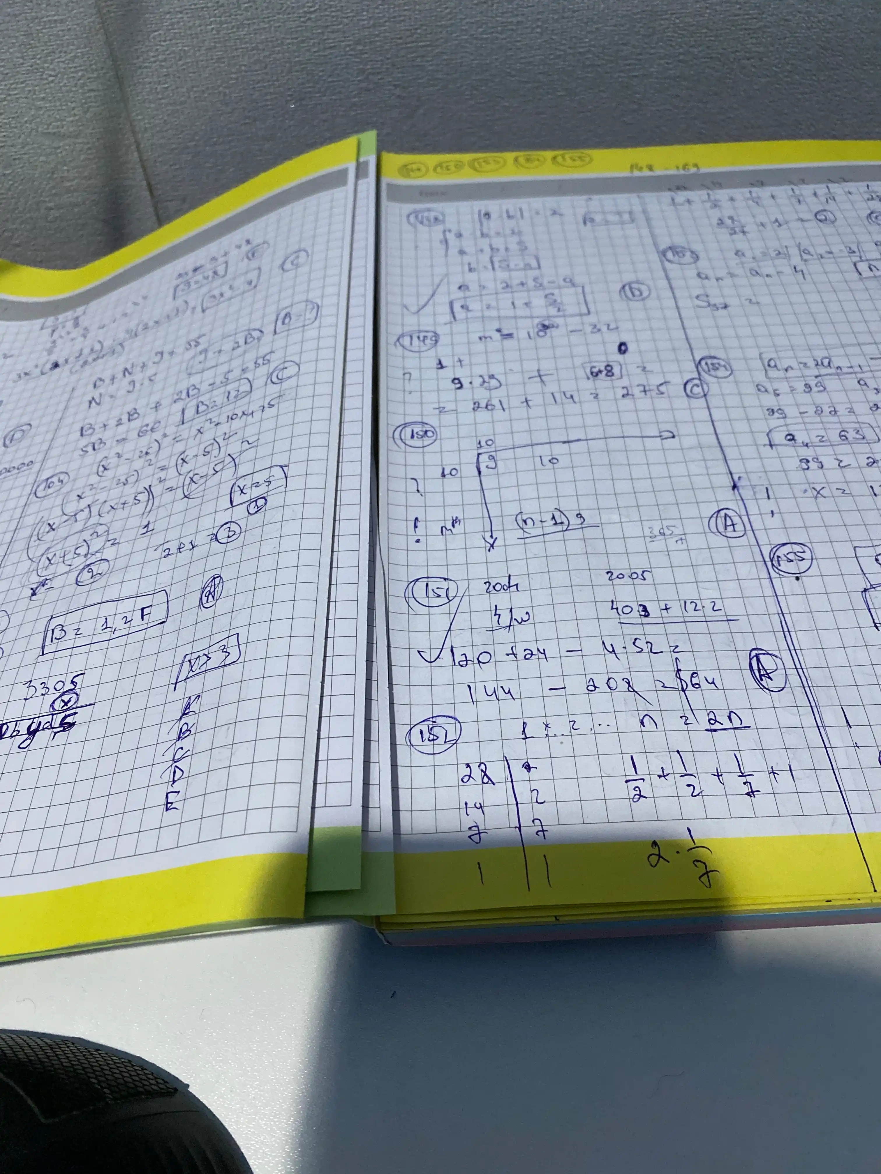 Katta daftar, umumiy, bloknot, A4 formati, 200 varaq, karton qopqoq