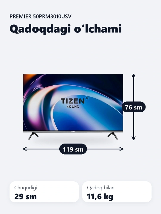 Smart TV Premier 50PRM3010USV 50"