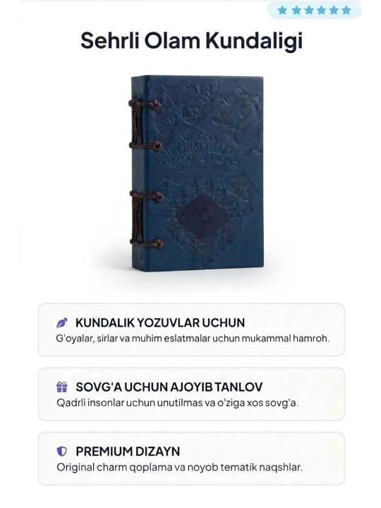 HARRY POTTER kodli daftar, blоknot va ruchkalari, HARRY POTTER kolleksiyasi