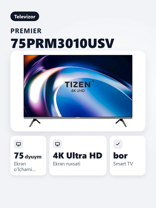 Smart TV Premier 75PRM3010USV 75"