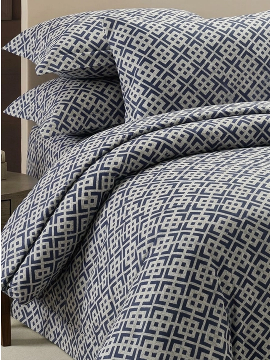 Choyshab 1 kishilik 150x230 va 2 kishilik 220x230, 100% paxta poplin