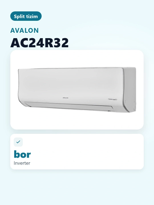 Кондиционер AVALON AVL-AC24R32, инверторный