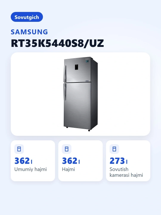 Sovutgich Samsung RT35K5440S8