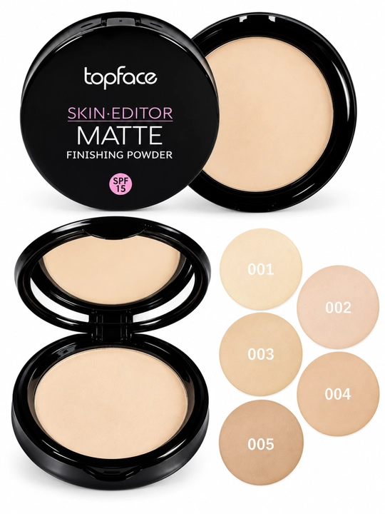 Topface Ixcham kukun, xira, teri muharriri Matte Finishing Powder