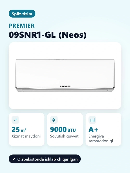 Split-tizim Premier 09SNR1-GL (Neos)