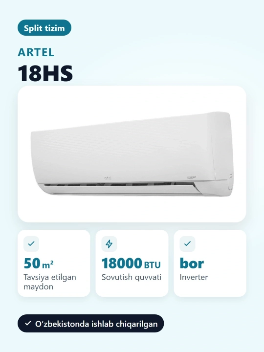 Кондиционер Artel Shahrisabz 18HS inverter