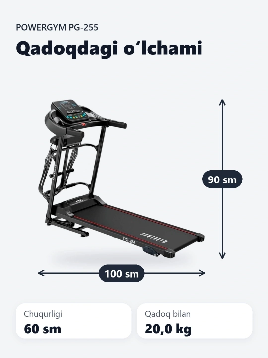 PowerGym PG-255 yugurish yo'lakchasi