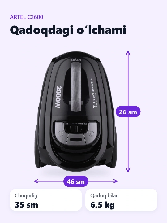 Пылесос Artel C2600
