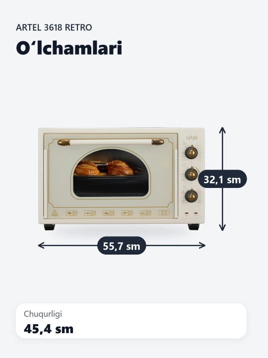 Mini pech Artel 3618 Retro