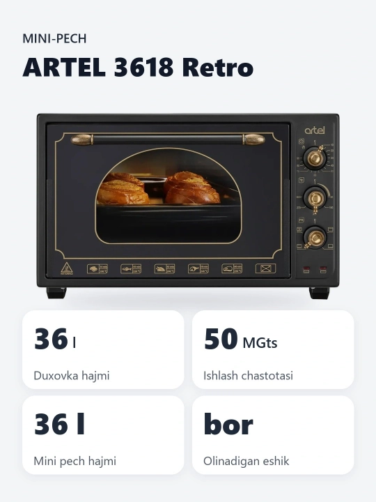 Mini pech Artel 3618 Retro