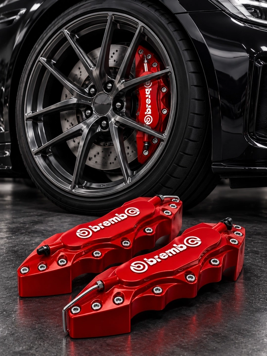 Декоративные накладки на тормозные суппорты Brembo, красные, тюнинг для авто,