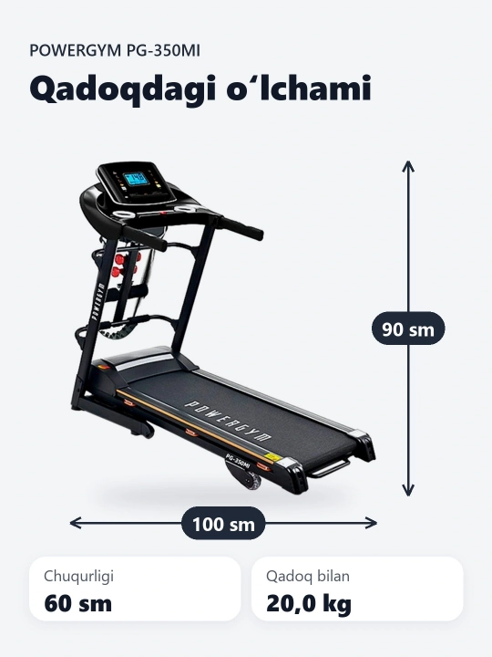 Беговая дорожка PowerGym PG-350Mi
