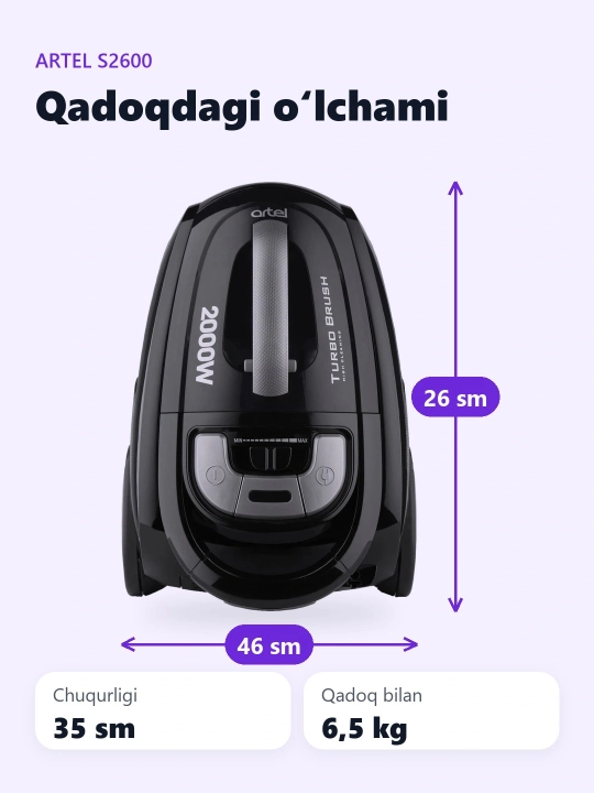 Пылесос Artel C2600