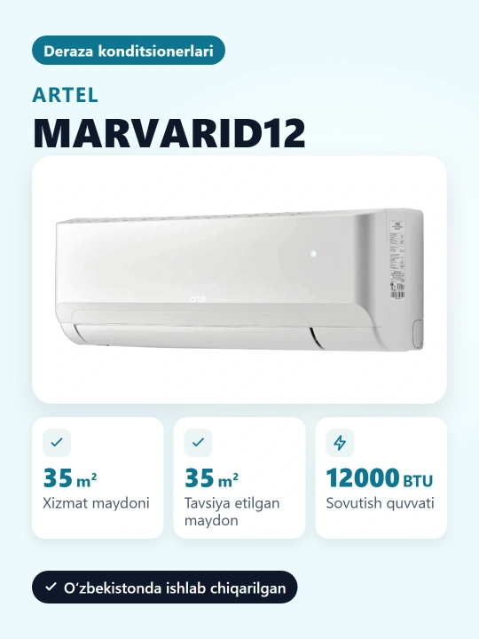 Artel MARVARID 12 Inverter konditsioneri