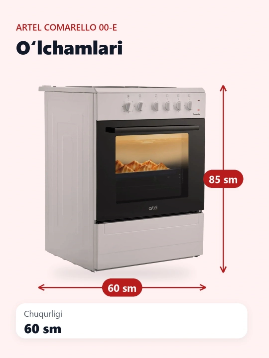 Elektr plita Artel Comarello 00-E