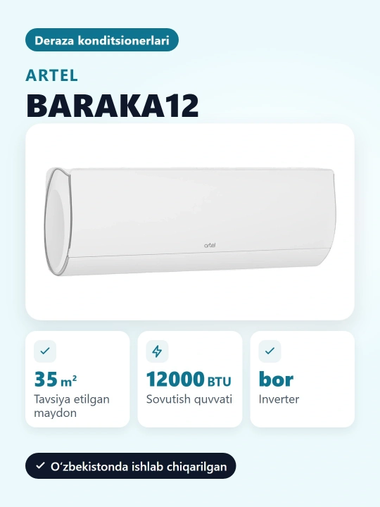 Konditsioner Artel Baraka 12 Inverter