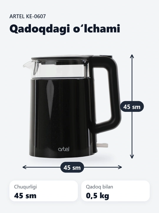 Elektr choynak Artel KE-0607