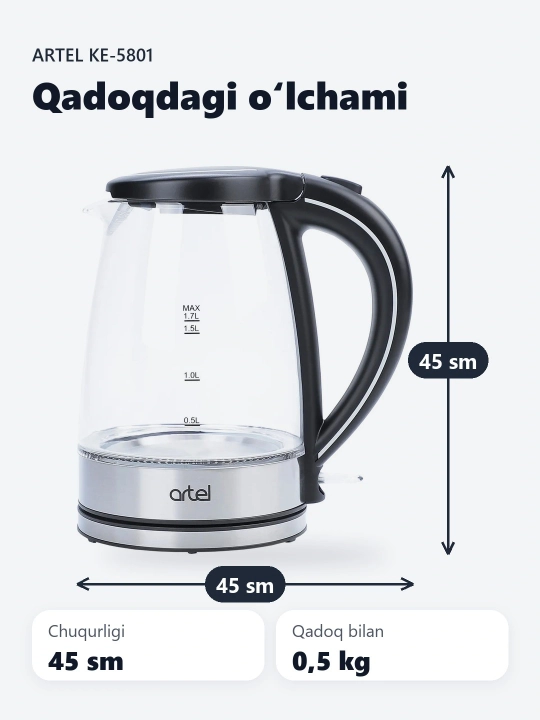 Elektr choynak Artel KE-5801