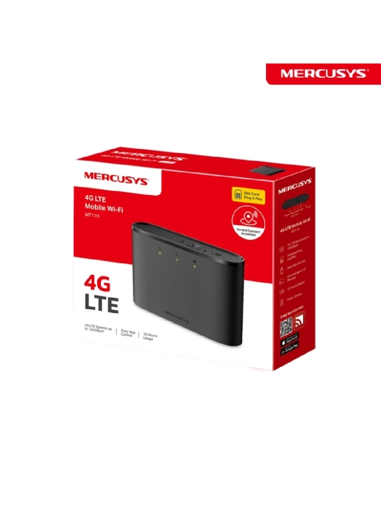Mercusys MT110 — mobil 4G LTE Wi-Fi router, SIM karta, 2200 mAh