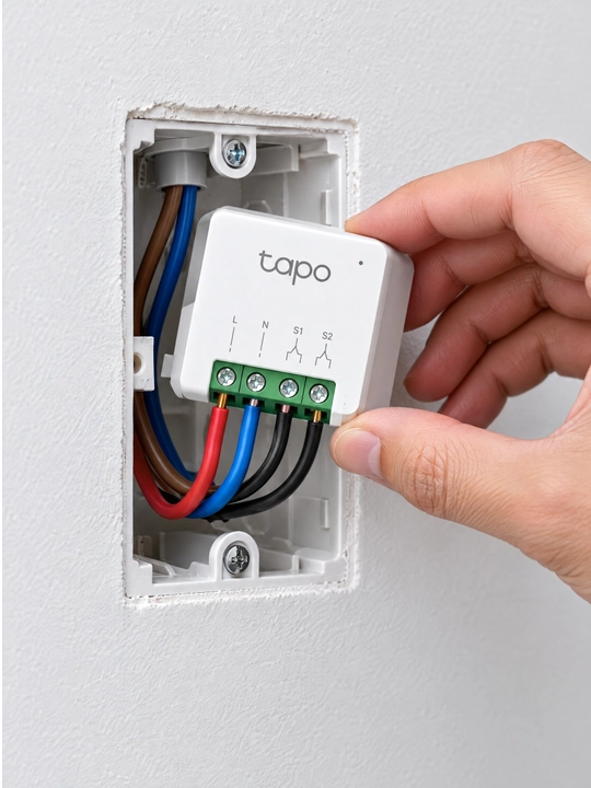 Умное реле TP-Link Tapo S112, 2 канала, 6А, Wi-Fi, Matter