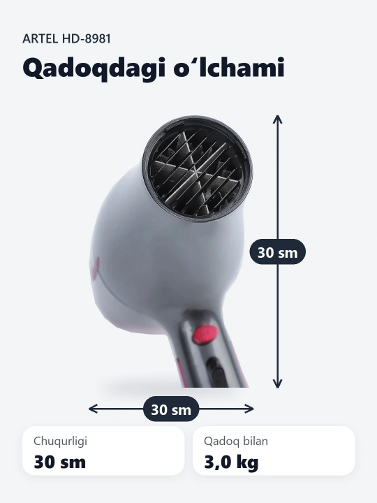 Фен Artel HD-8981