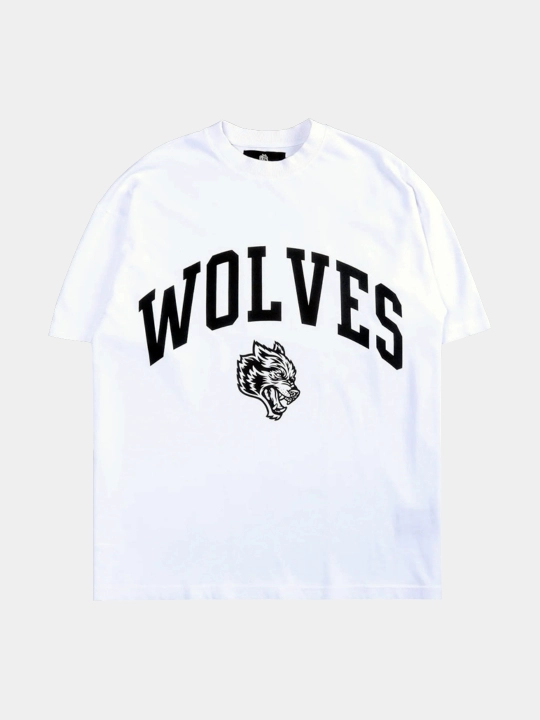 Oversayz futbolka «Wolves» sport mashg'ulotlari va kundalik kiyish uchun - 