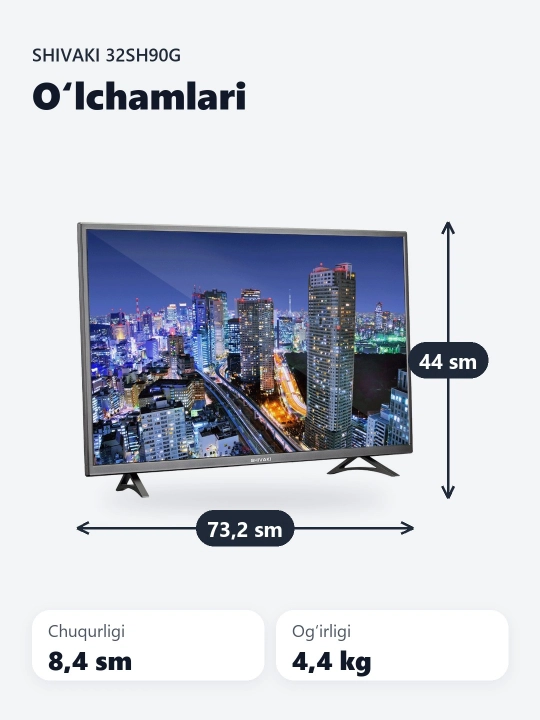 Телевизор Shivaki 32SH90G 32"