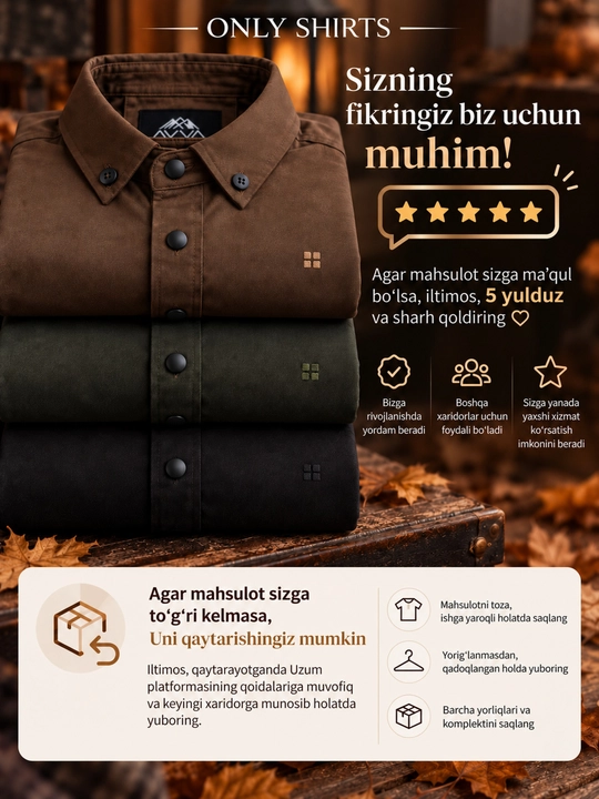 ONLY SHIRTS Erkaklar ko‘ylagi,uzun yengli ko‘ylak, kuzgi ko‘ylak