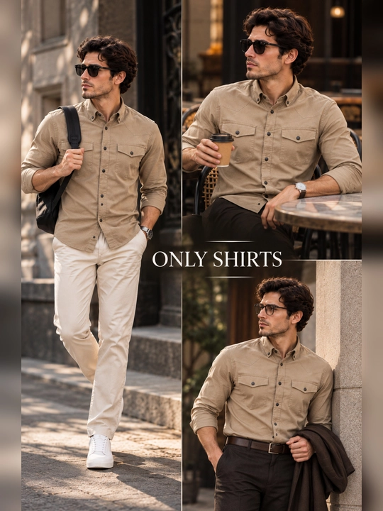 ONLY SHIRTS Kuzgi erkaklar ko‘ylagi, uzun yengli ko‘ylak