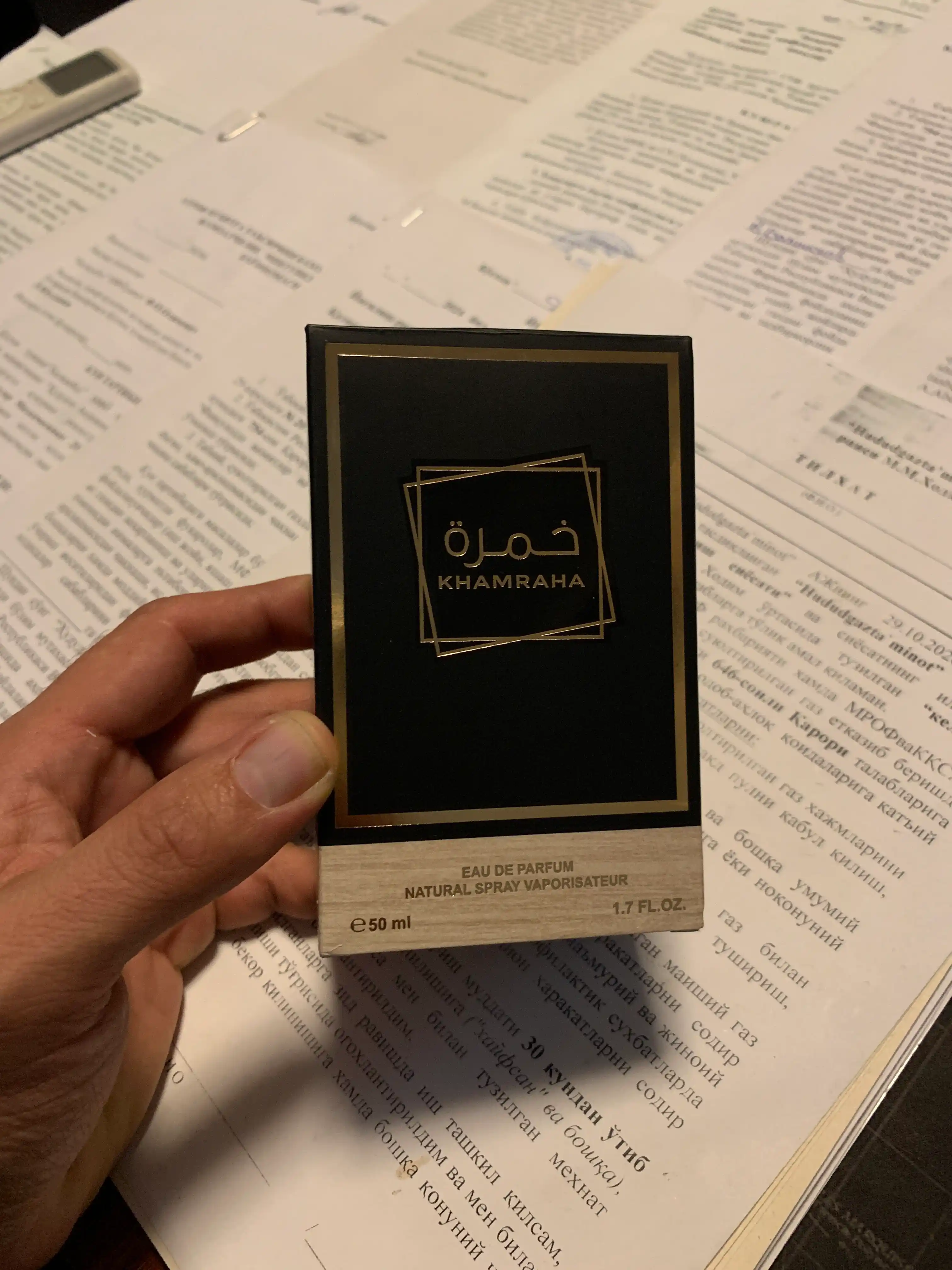 Erkaklar va ayollar uchun Lattafa Khamrah-parfyumlangan suvi, haqiqiy arab jozibasi, sovg‘a sifatida, 50 ml