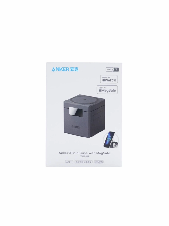 Anker 3-in-1 Cube with MagSafe zaryadlash stansiyasi